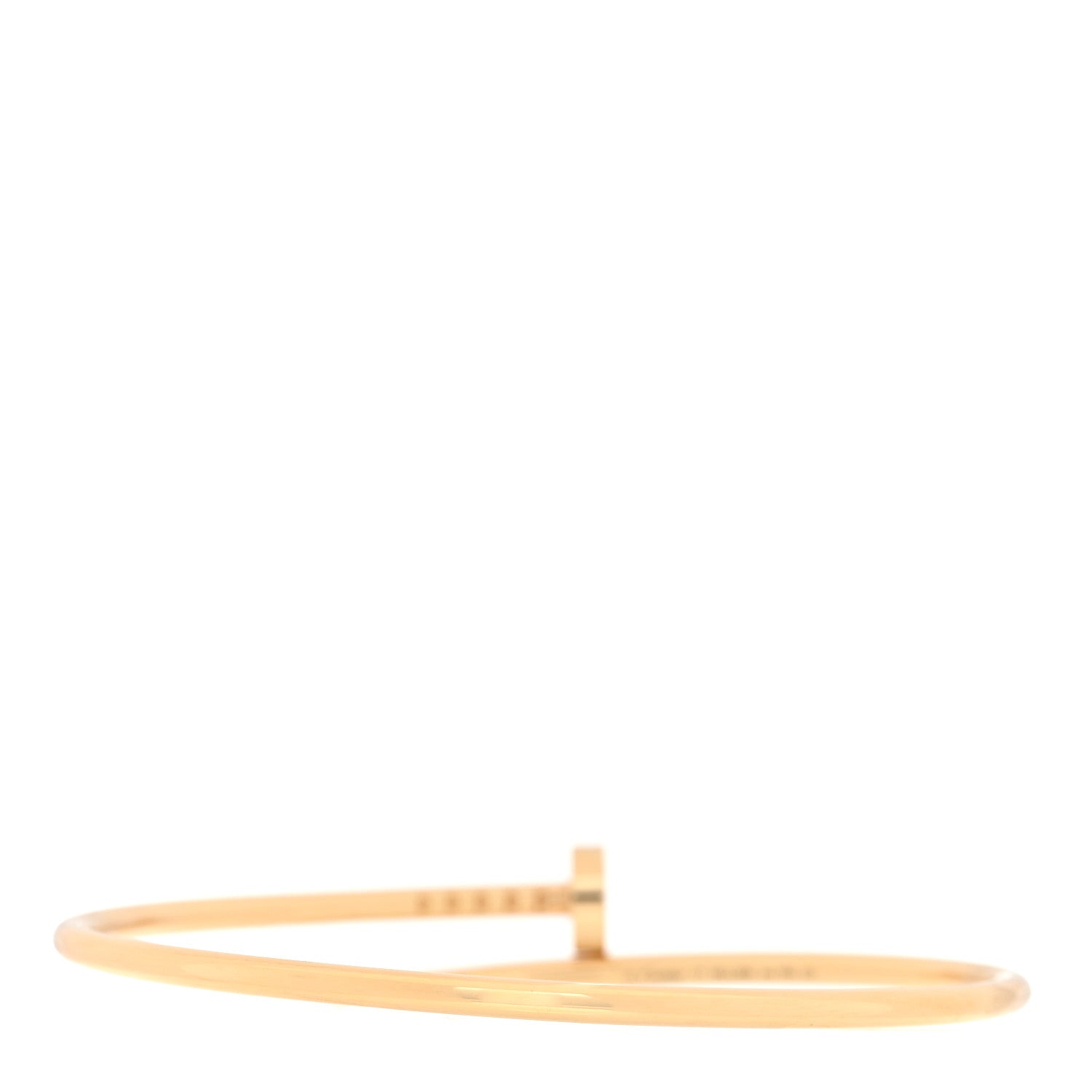Cartier 18K Yellow Gold Small Juste Un Clou Bracelet 17 2 of 5