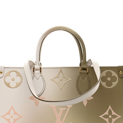 Louis Vuitton Monogram Giant Spring In The City OnTheGo MM Sunset Kaki 6 of 9
