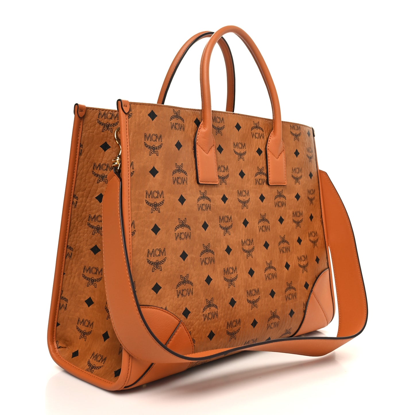 Visetos Large Munich Tote Cognac
