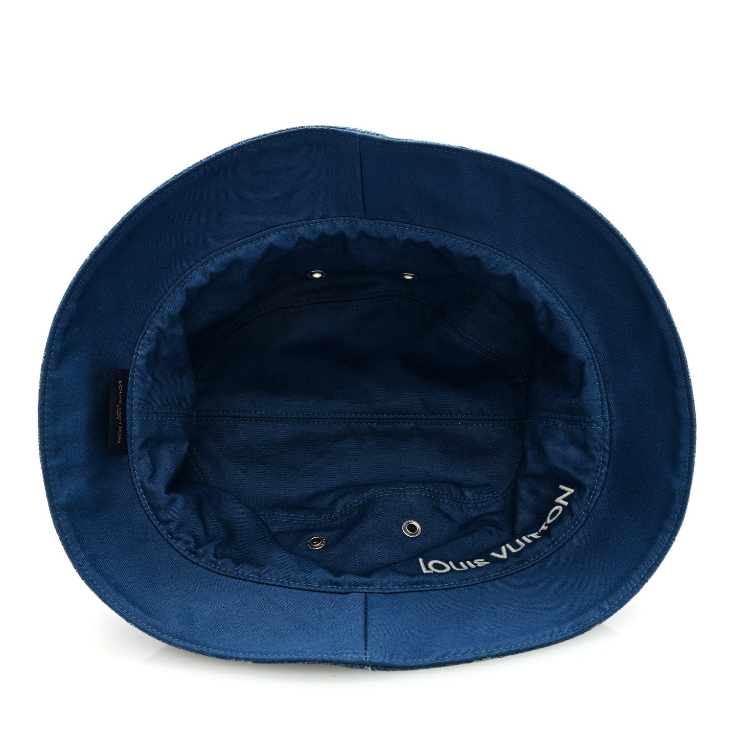 Louis Vuitton Monogram Denim Transformable Bob Bucket Hat 62 Blue 11 of 12