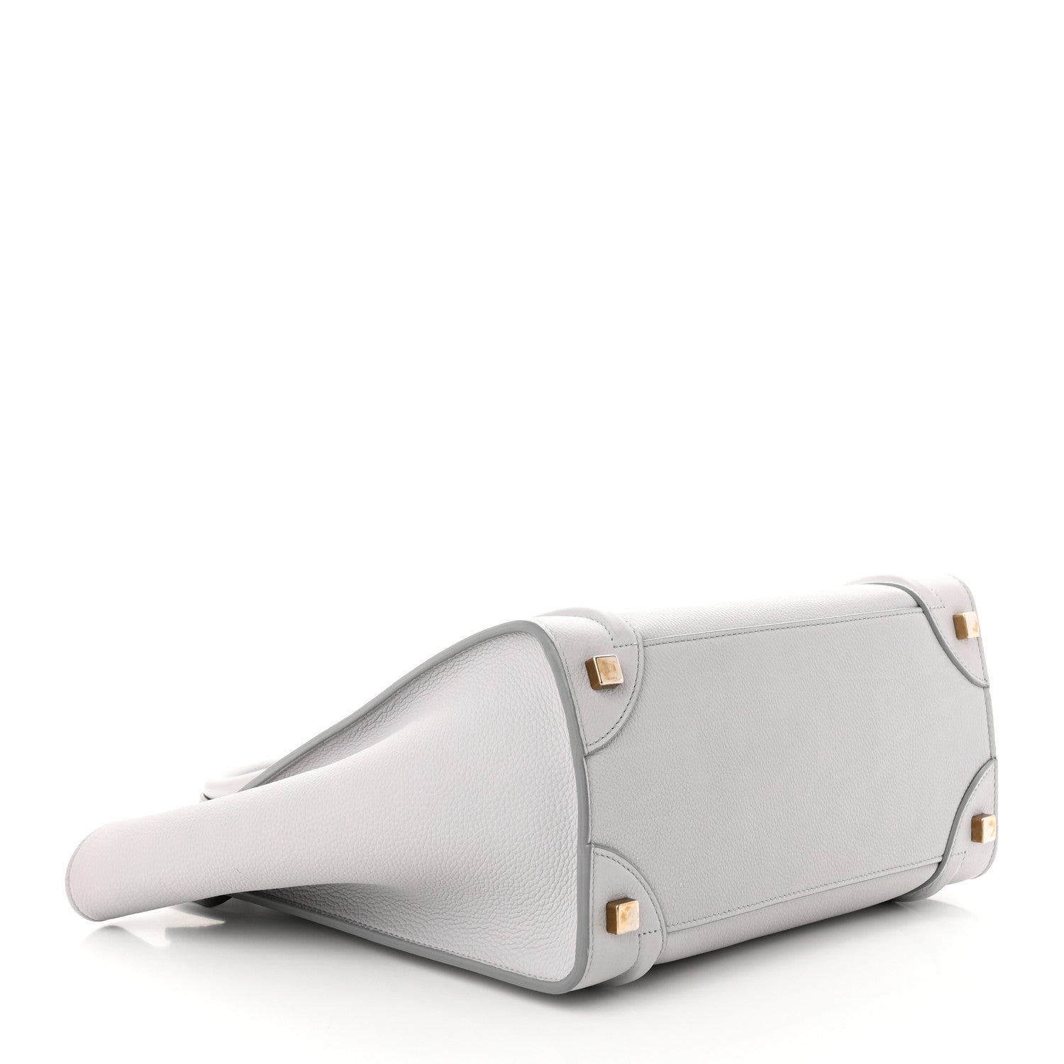 Celine Baby Drummed Calfskin Micro Luggage Sky 4 of 11