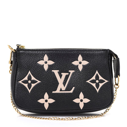 Louis Vuitton Empreinte Monogram Giant Mini Pochette Accessories Black 1 of 7