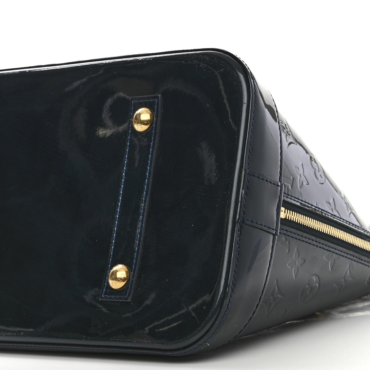 Louis Vuitton Vernis Alma GM Blue Nuit 9 of 11