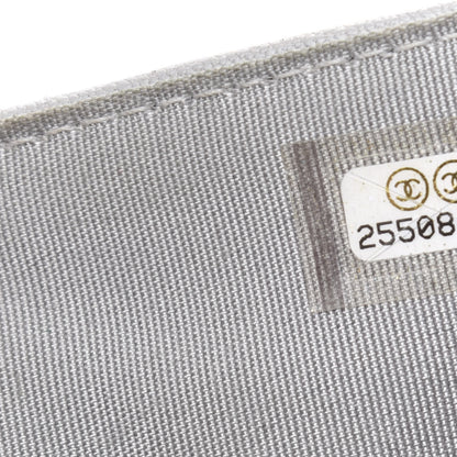 Chanel Lambskin Quilted CC Box Flap Wallet Grey 7 of 11