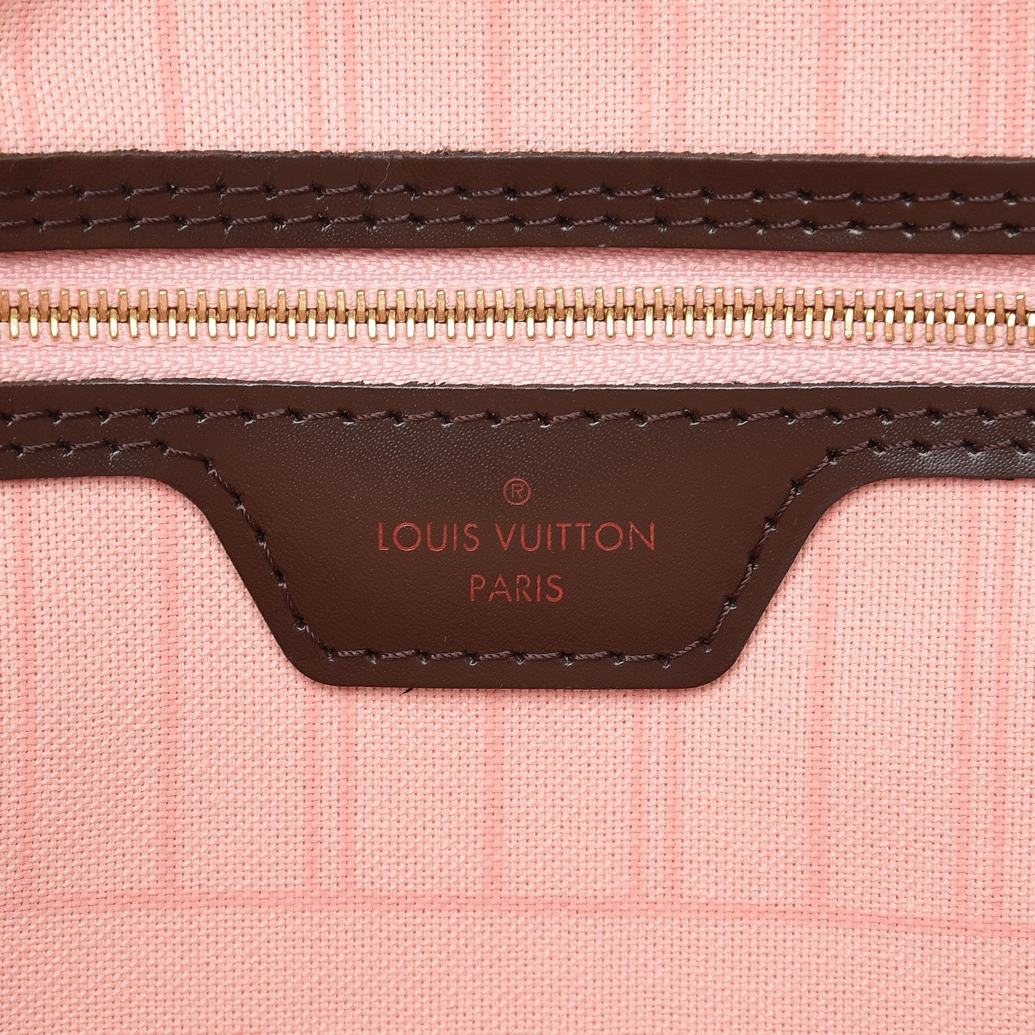 Louis Vuitton Damier Ebene Neo Neverfull MM Rose Ballerine 8 of 9
