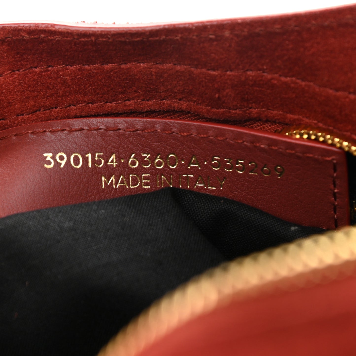 Baby Daim Suede Gold Metallic Edge Hardware City Bois De Rose Fonce