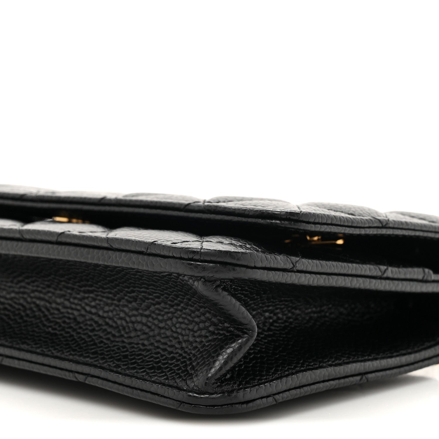 Chanel Caviar Quilted Wallet On Chain WOC Black 10 of 12
