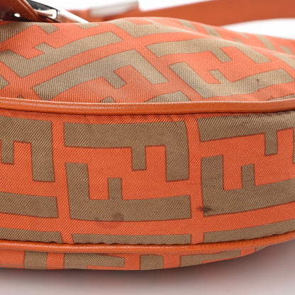 Fendi Zucca Hobo Orange 11 of 12