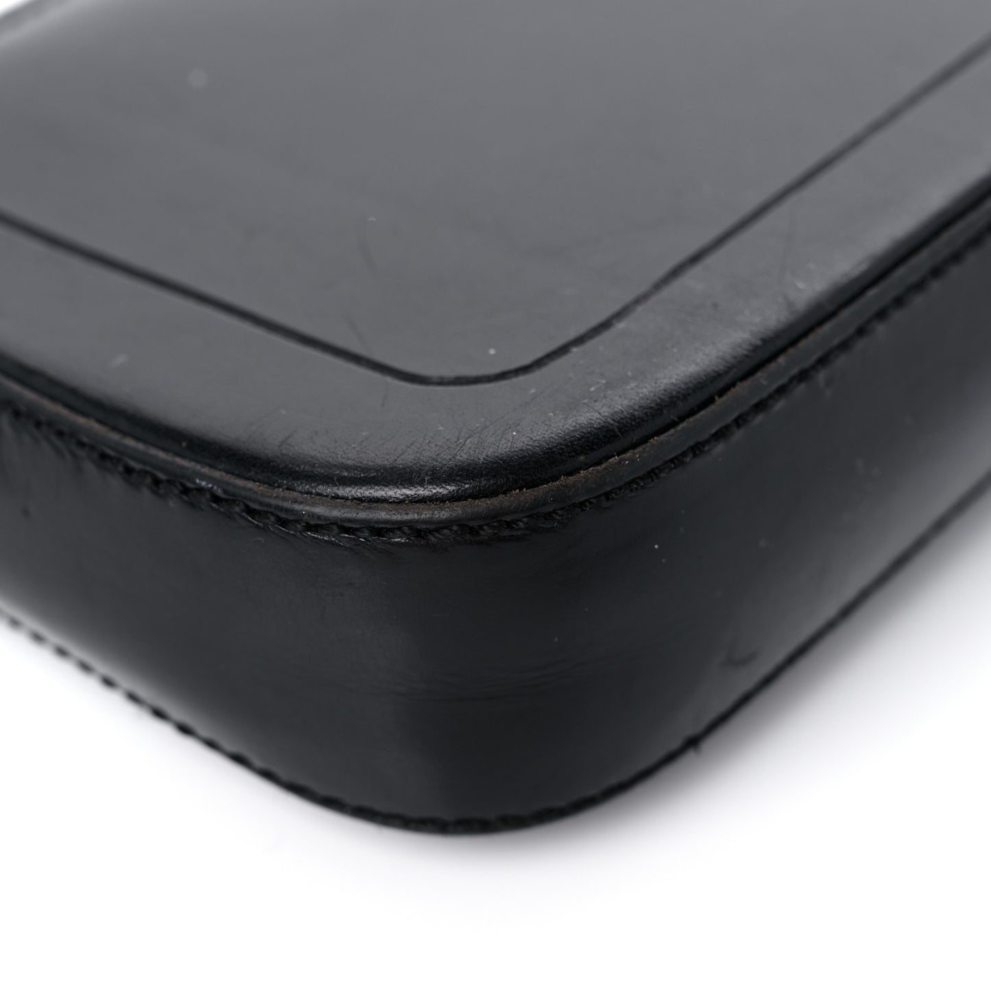 Calfskin Baguette Black