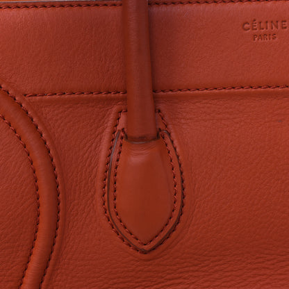 Celine Supple Calfskin Large Phantom Luggage Orange 8 of 8