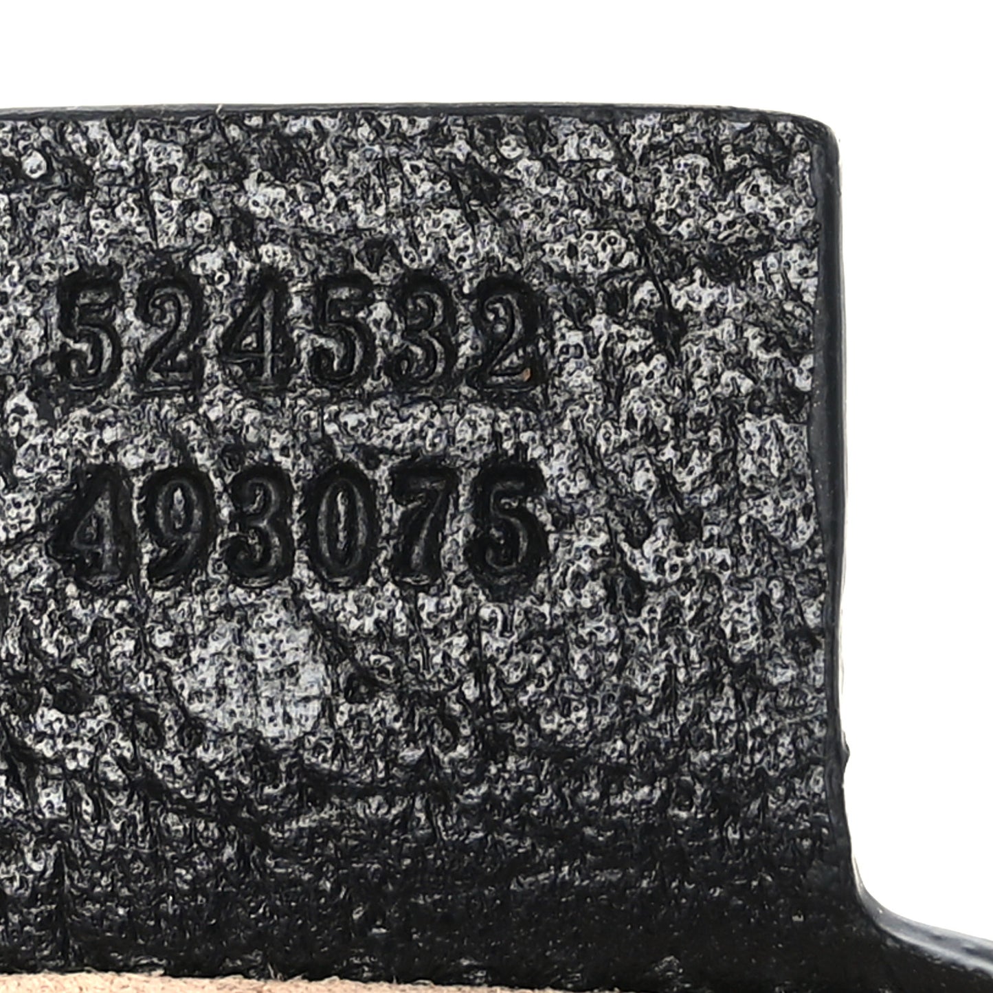 Textured Dollar Calfskin Web Medium Ophidia Boston Black