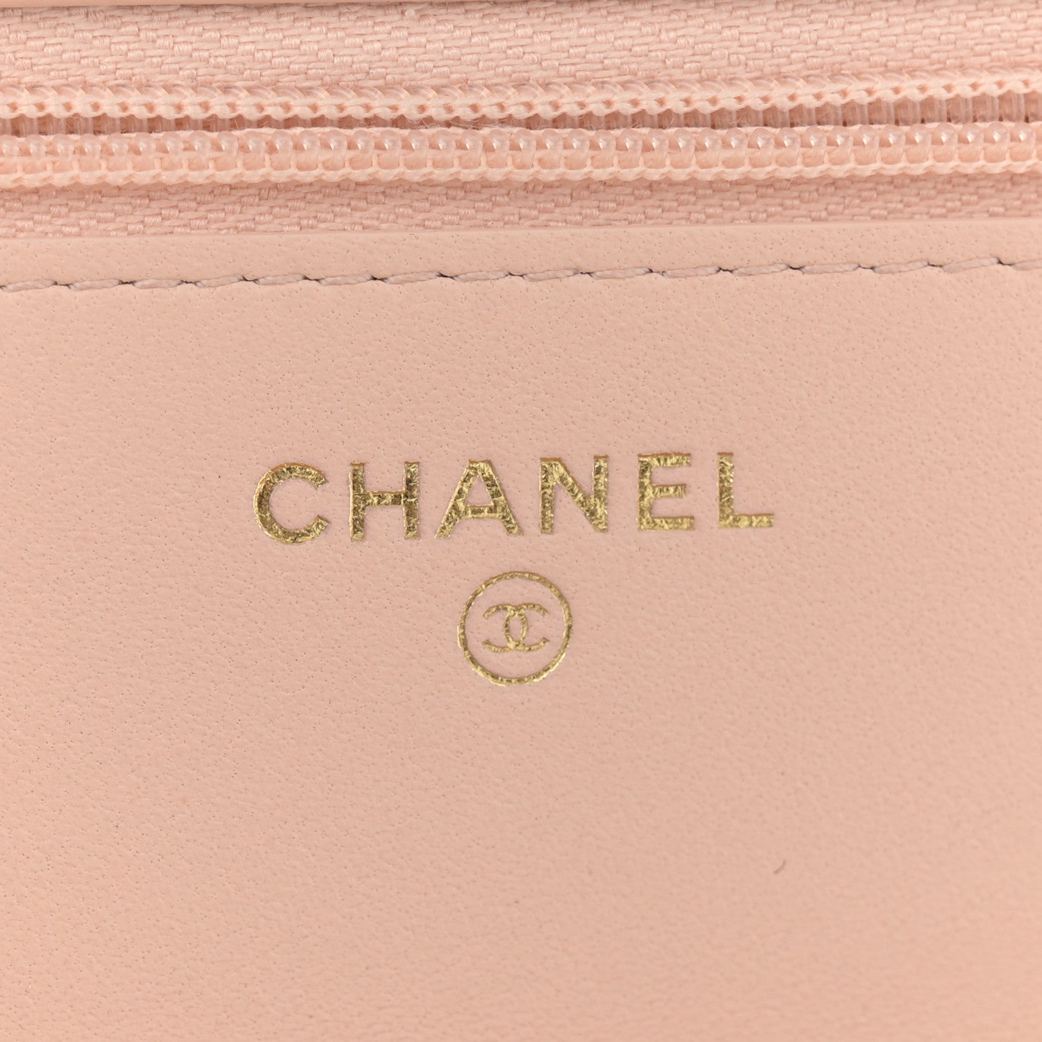 Chanel Lambskin Quilted Sweet Camellia Wallet on Chain WOC Light Beige 6 of 11