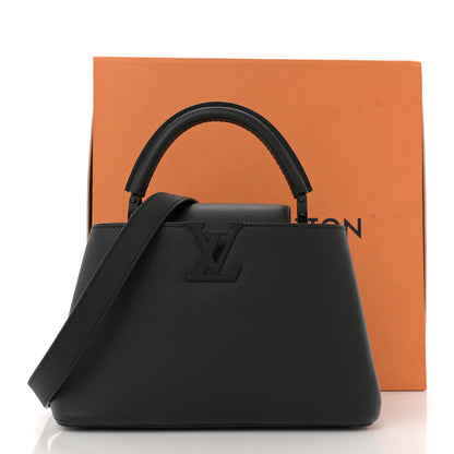 Louis Vuitton Taurillon Capucines BB Matte Black 11 of 11