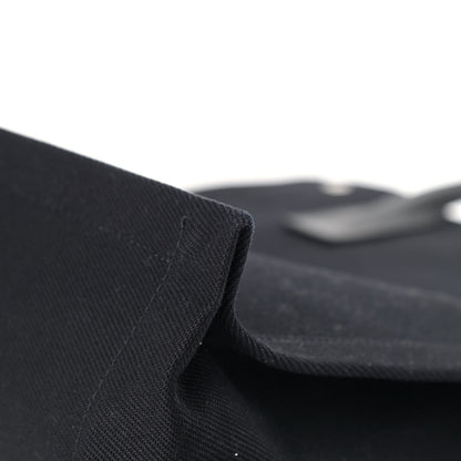 Saint Laurent Linen Calfskin Rive Gauche North South Tote Black 6 of 12