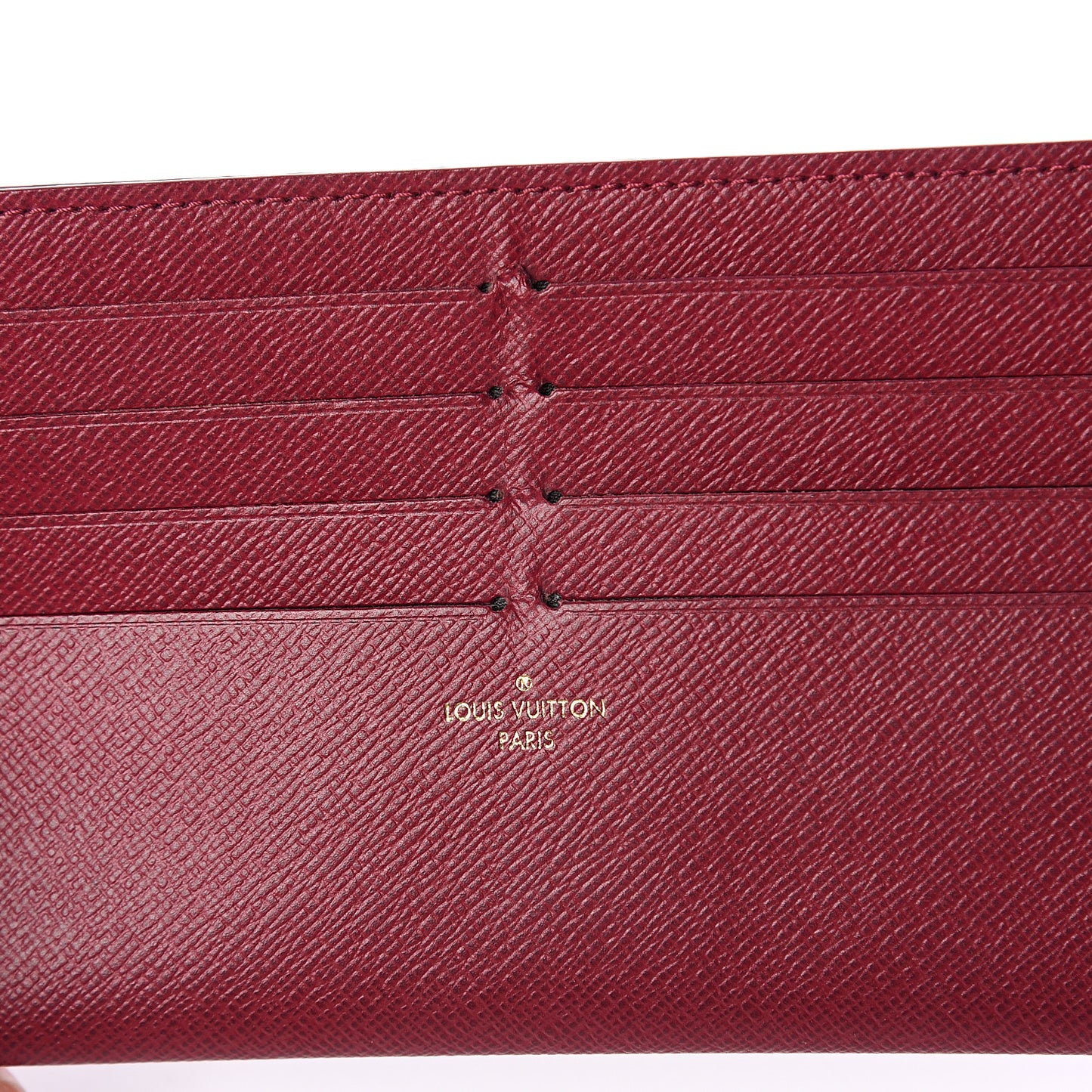 Calfskin Felicie Card Holder Insert Fuchsia