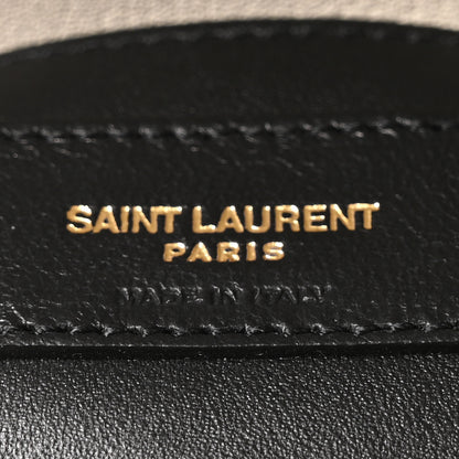 Saint Laurent Sheepskin Matelasse Chevron Monogram Medium College Bag Crema Soft 6 of 10
