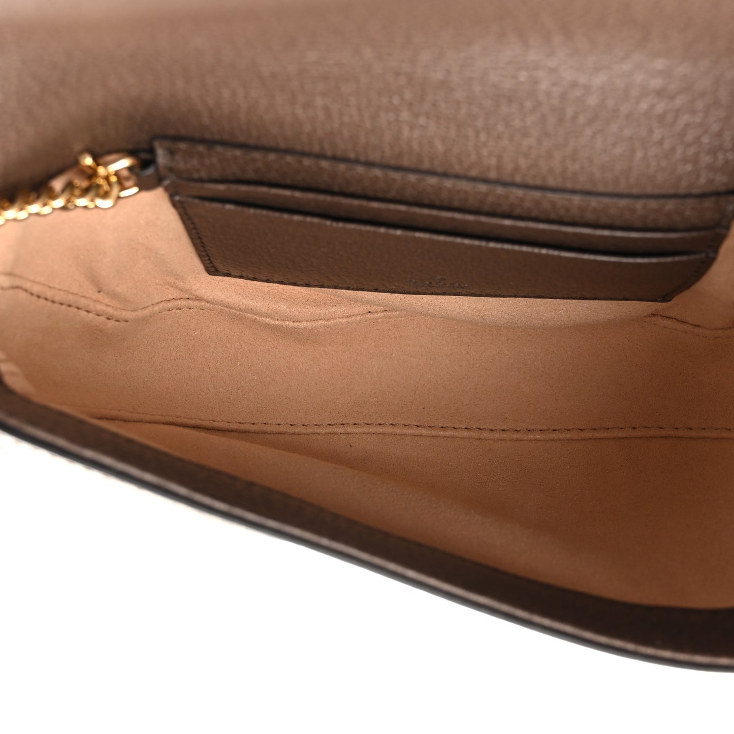 GG Supreme Monogram Textured Dollar Calfskin Web Mini Ophidia Flap Shoulder Bag Beige Ebony New Acero