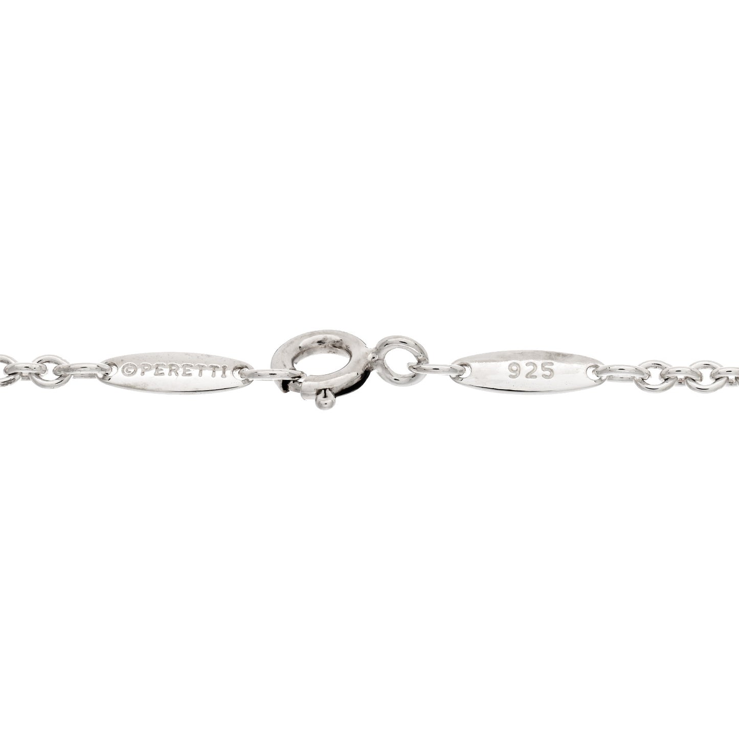 Sterling Silver Elsa Peretti Open Heart Charm Bracelet