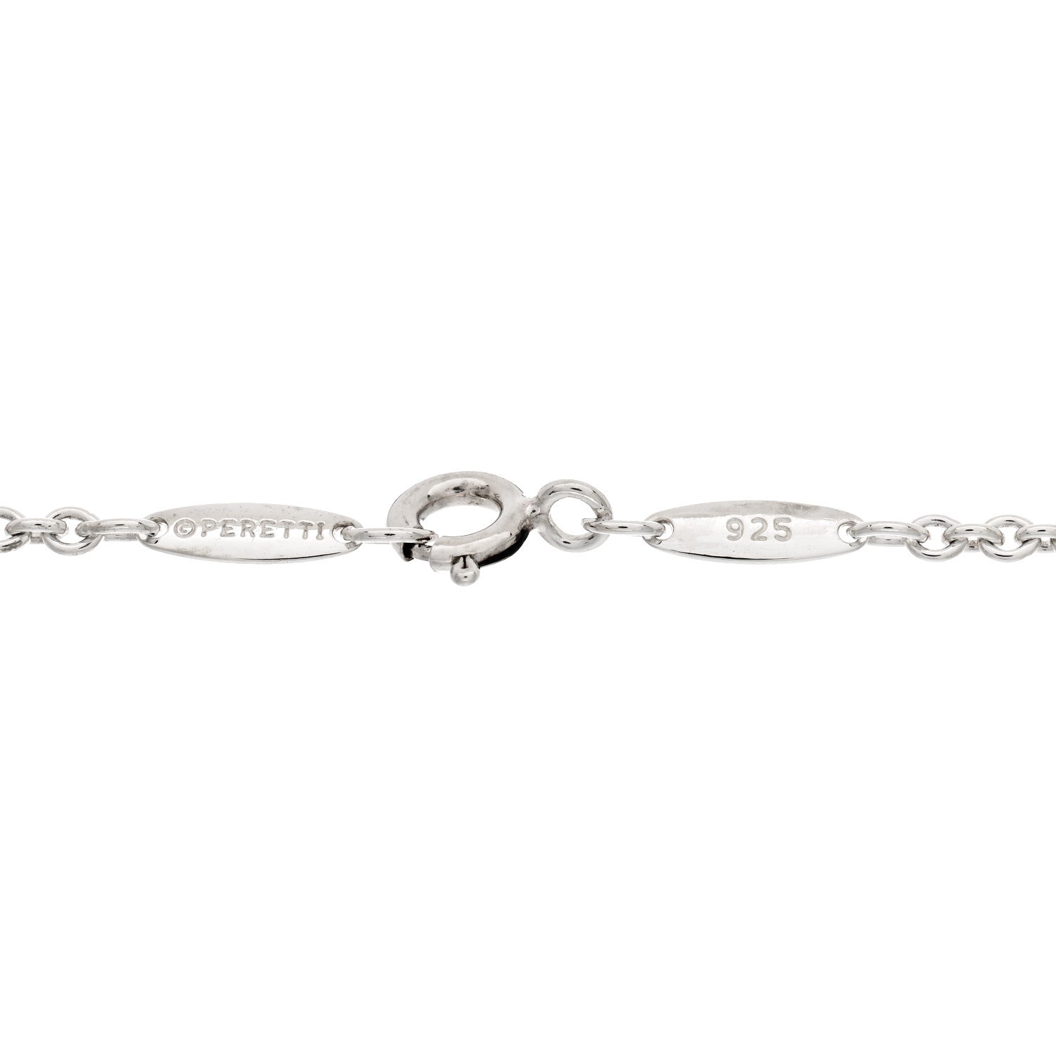 Tiffany Sterling Silver Elsa Peretti Open Heart Charm Bracelet 4 of 6