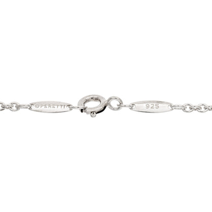 Tiffany Sterling Silver Elsa Peretti Open Heart Charm Bracelet 4 of 6