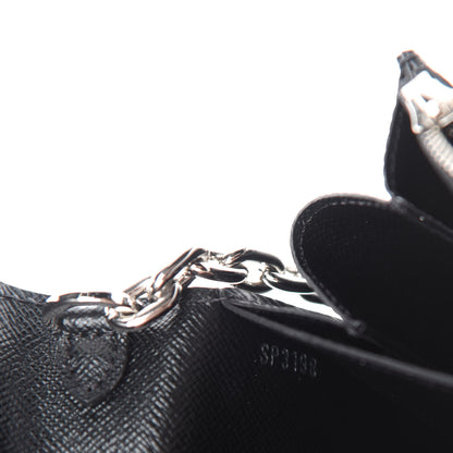 Louis Vuitton Epi LV Stories Twist Chain Wallet Black 9 of 11