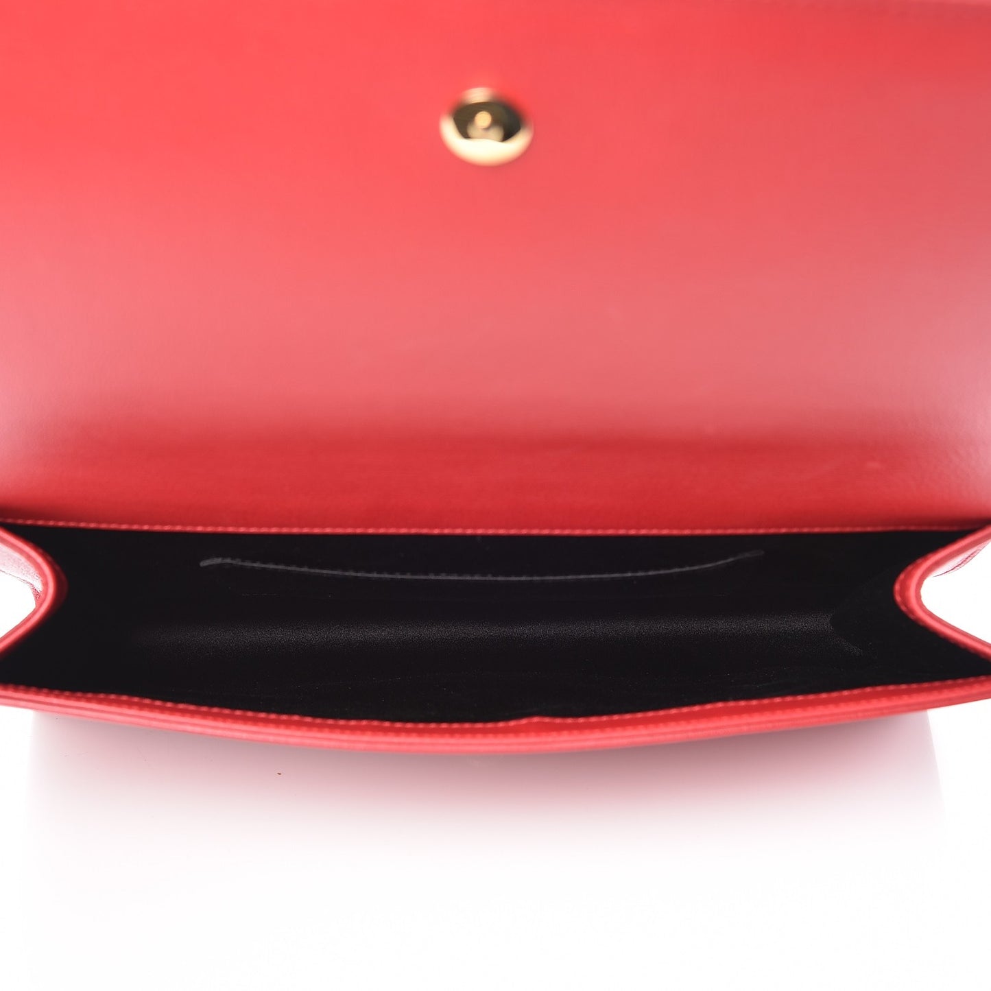 Calfskin Monogram Large Belle De Jour Clutch Red