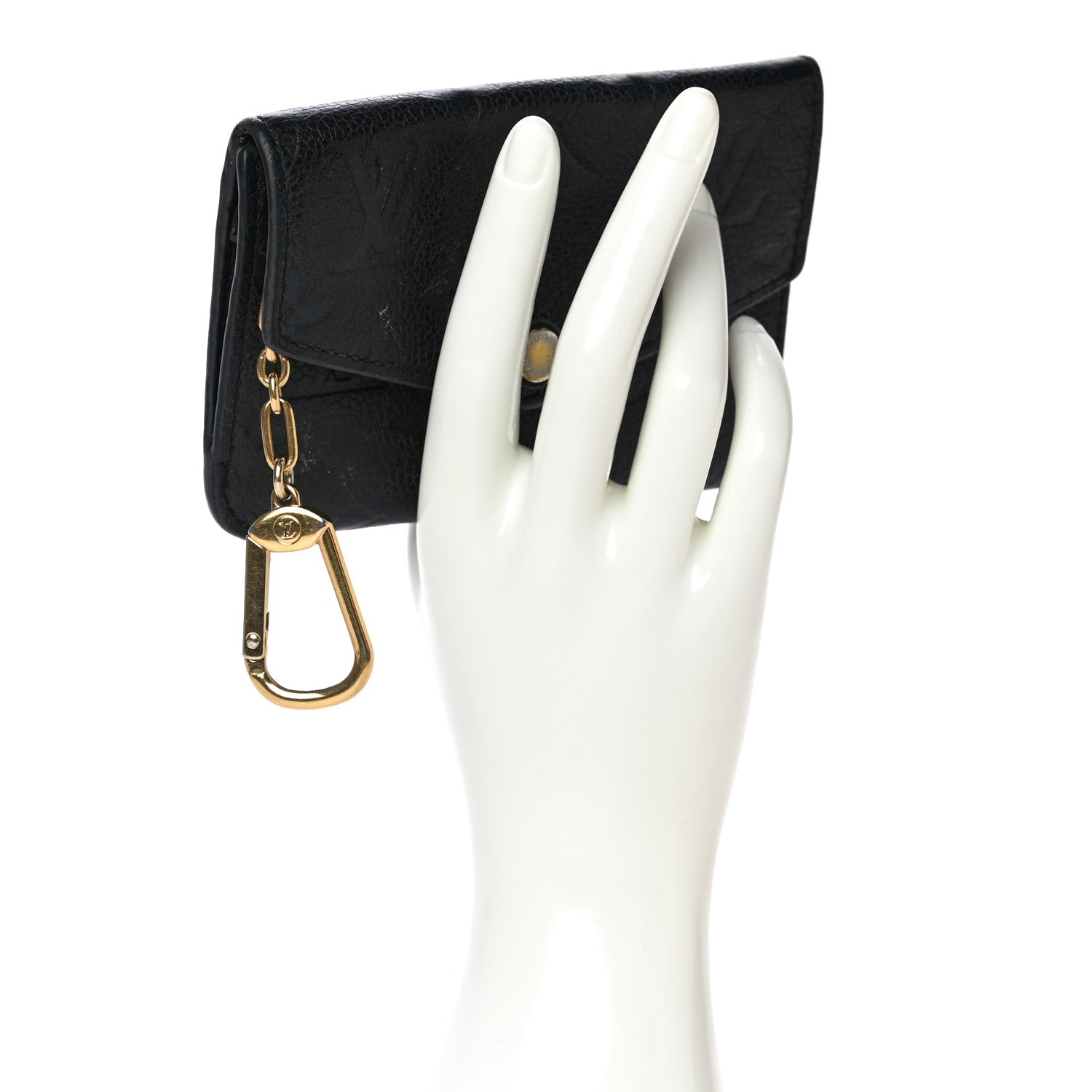 Louis Vuitton Empreinte Key Pouch Black 2 of 11