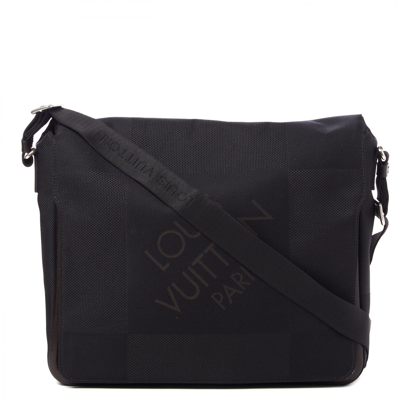 Damier Geant Messenger Bag Black