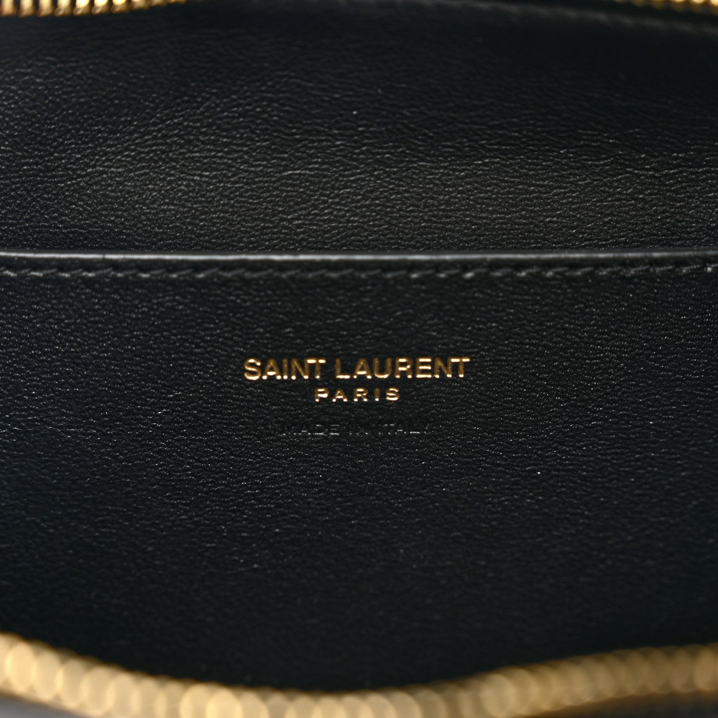 Lambskin Long Calypso Pouch Black