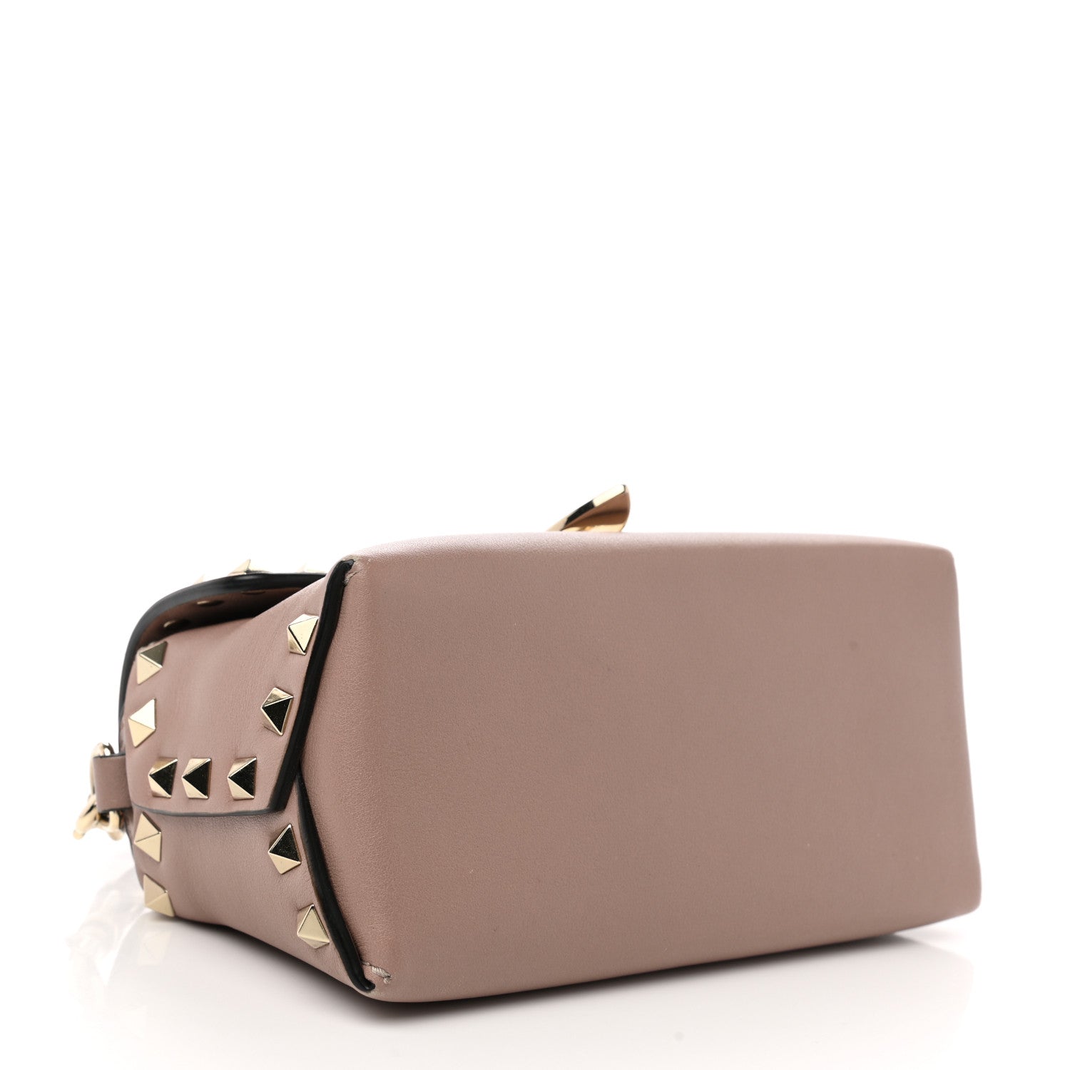 Valentino Garavani Calfskin Mini Rockstud Crossbody Bag Poudre 4 of 11