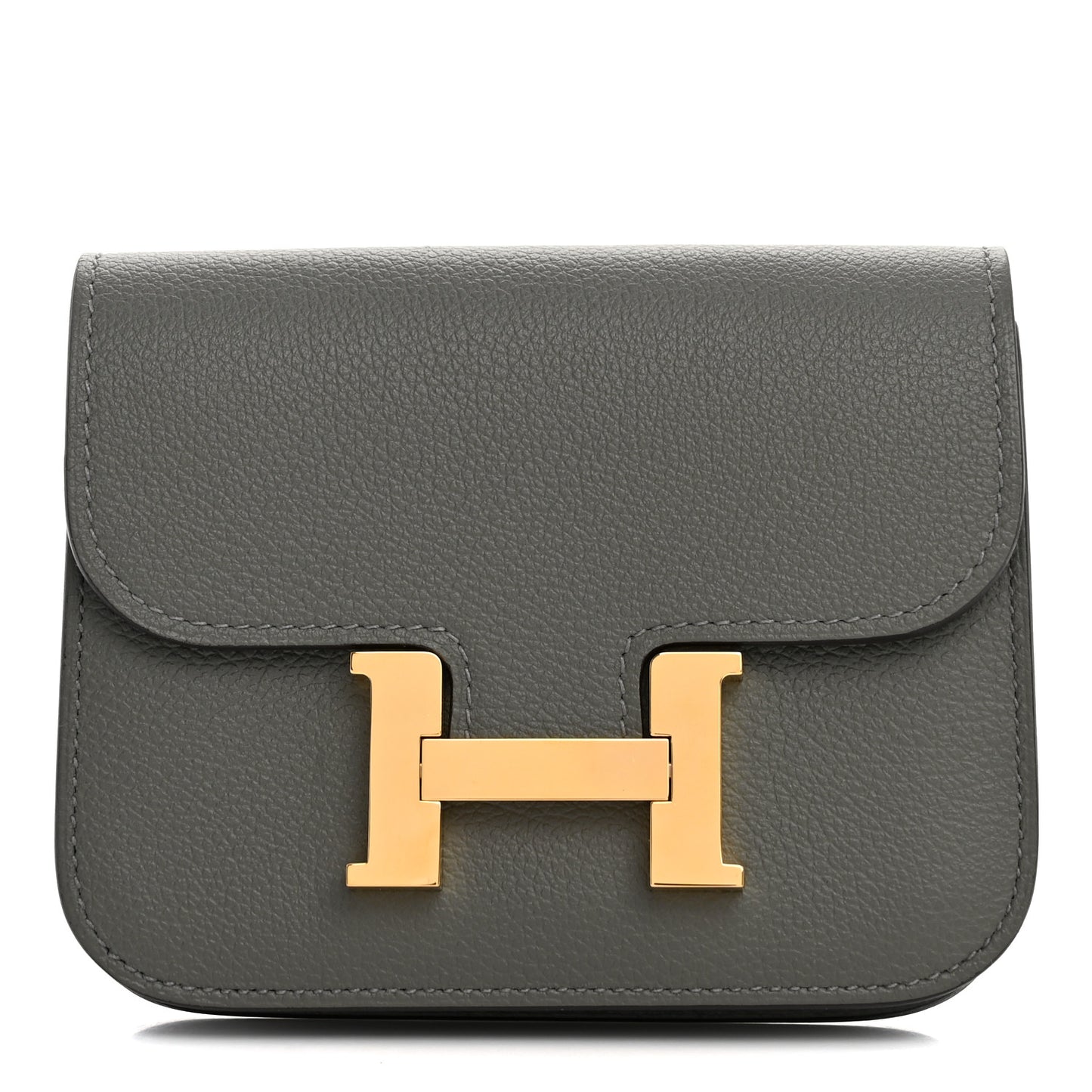 Evercolor Constance Slim Wallet Gris Meyer