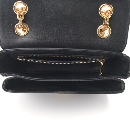 Celine Shiny Calfskin Small C Bag Black 5 of 8