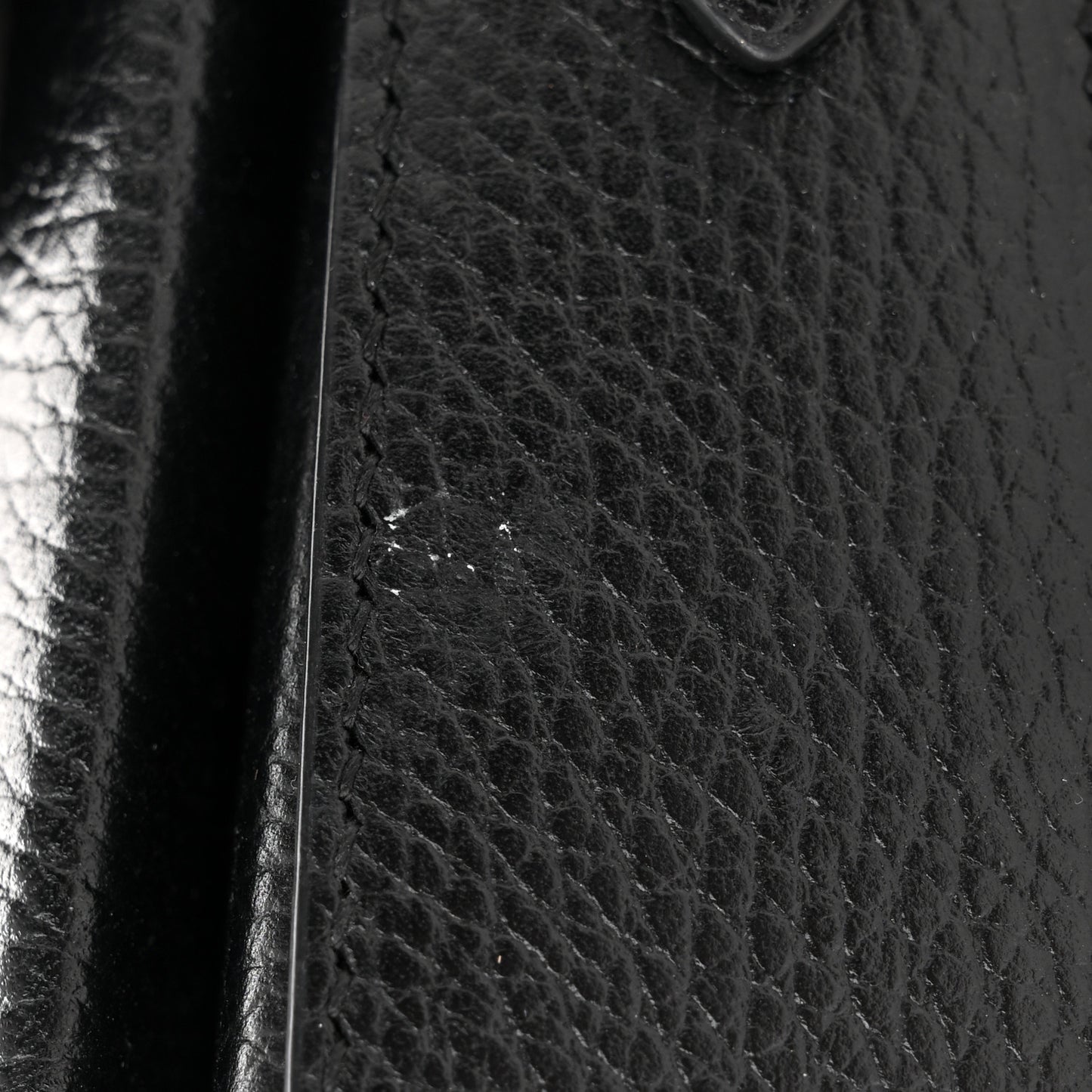 Dollar Calfskin Interlocking G Crossbody Bag Black