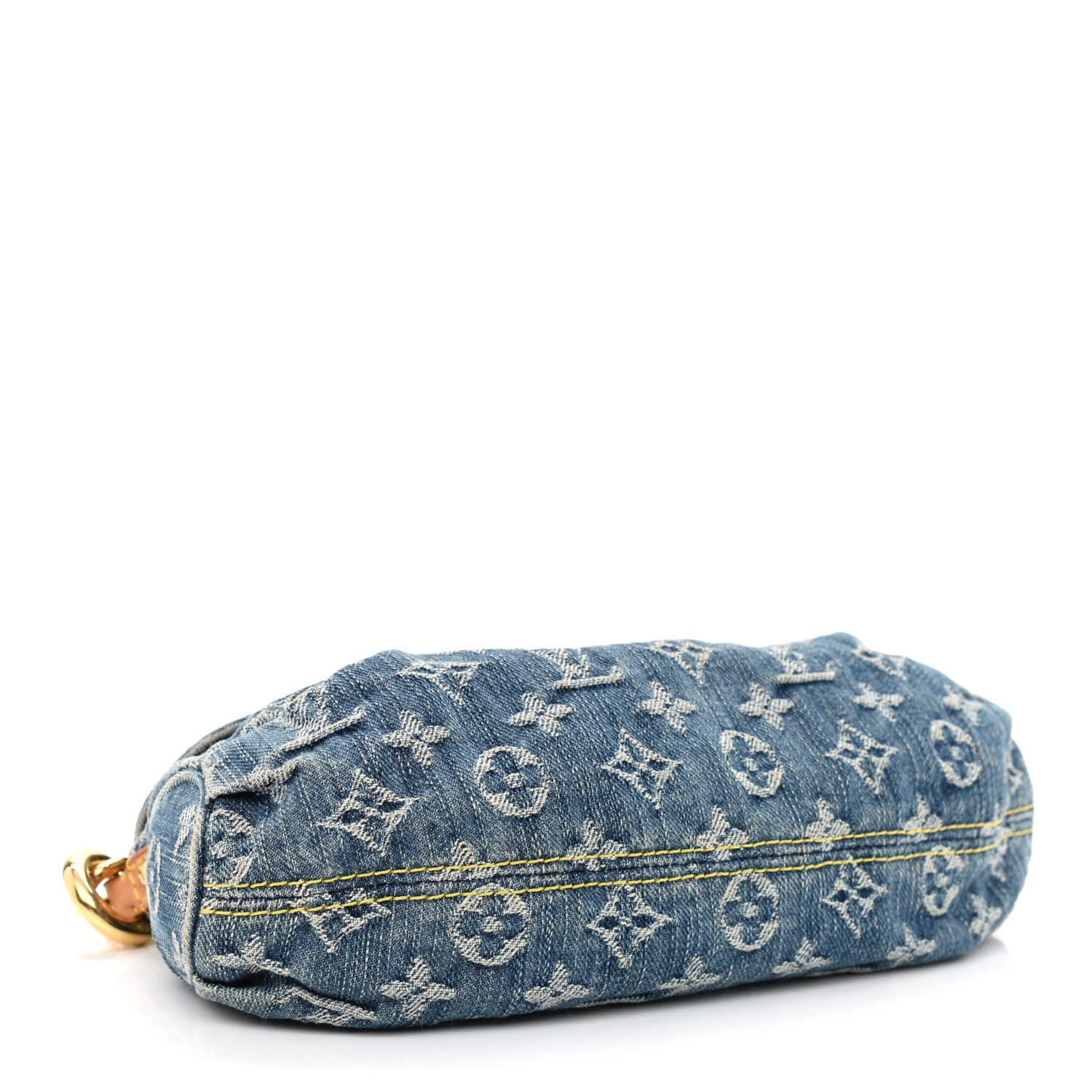 Louis Vuitton Monogram Denim Mini Pleaty Blue 4 of 11