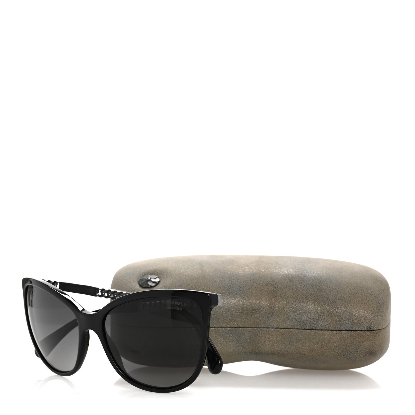 Chain Polarized Sunglasses 5352 Black