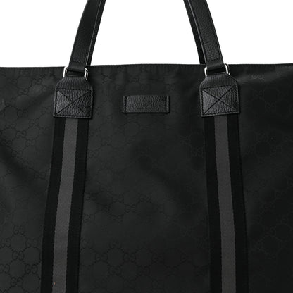 Gucci Nylon Monogram Tote Black 8 of 11