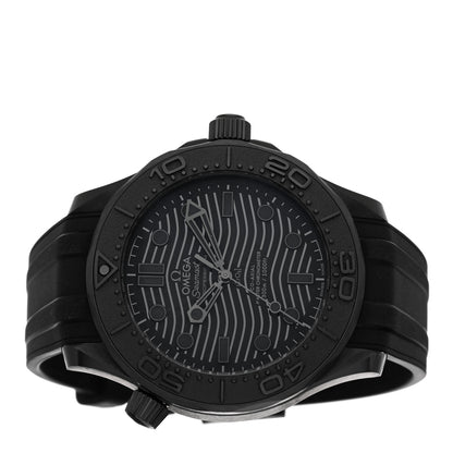 Omega Ceramic Rubber 43mm Seamaster Diver 300M Co-Axial Master Automatic Watch Black 210.92.44.20.01.003 2 of 5