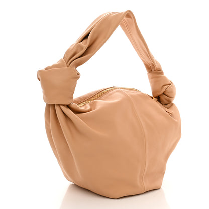 Bottega Veneta Calfskin Teen Double Knot Hobo Almond 3 of 10
