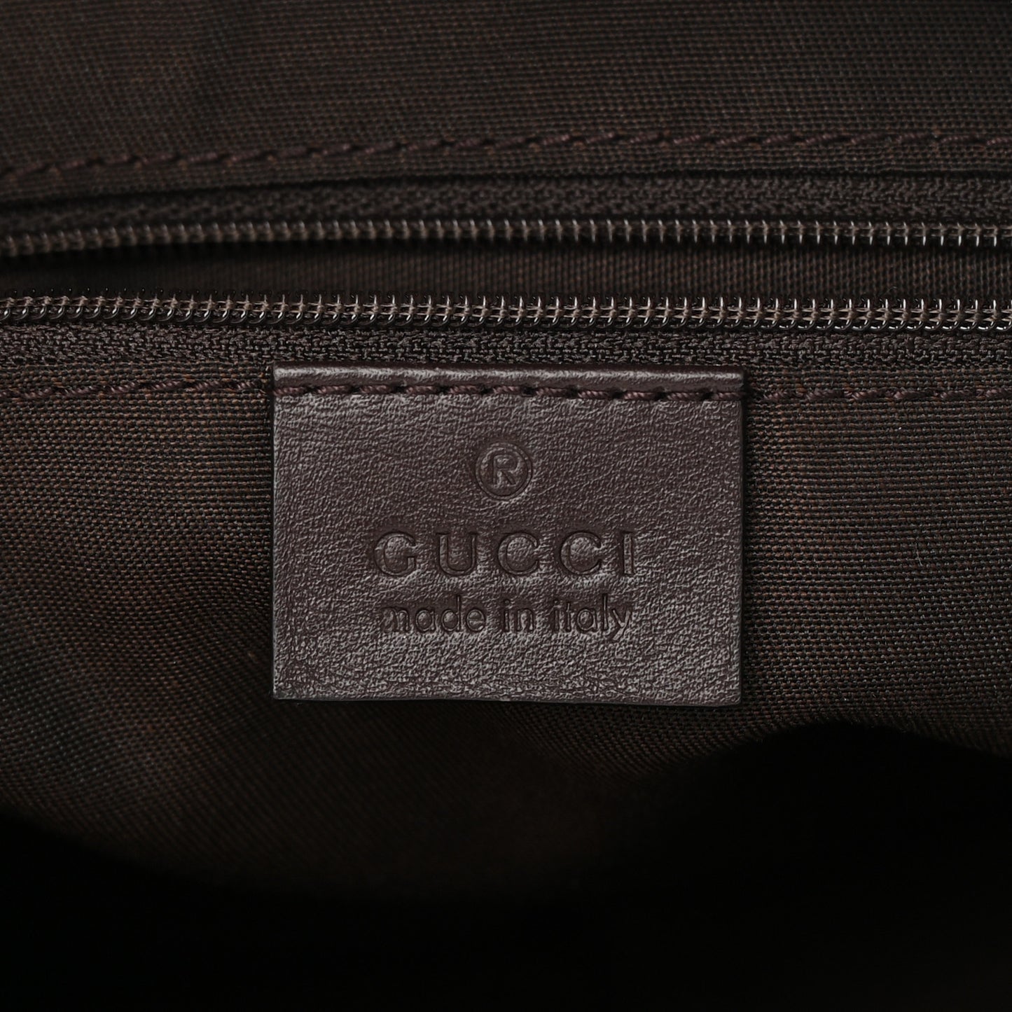 GG Plus Monogram Medium Flat Messenger Bag Dark Brown