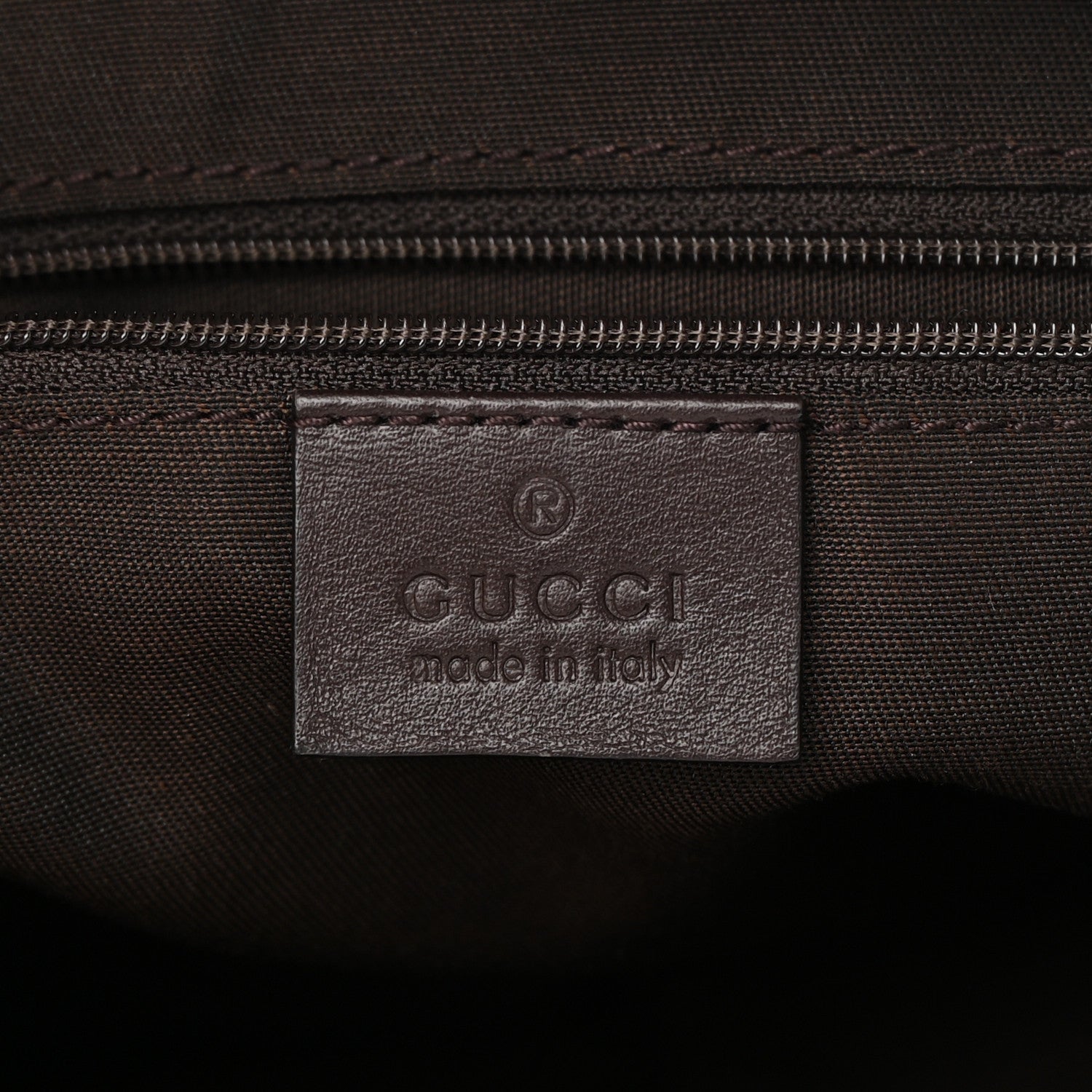 Gucci GG Plus Monogram Medium Flat Messenger Bag Dark Brown 5 of 13