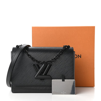 Louis Vuitton Epi Twist Shoulder Bag MM Matte Black 11 of 11