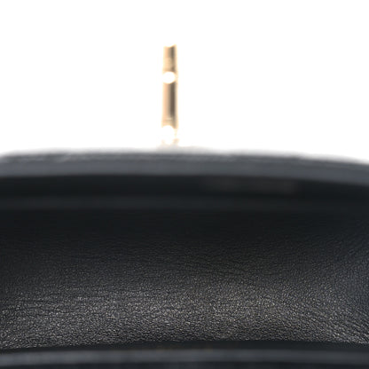 Chanel Caviar Quilted Nano Coco Handle Clutch With Chain Black 5 of 11