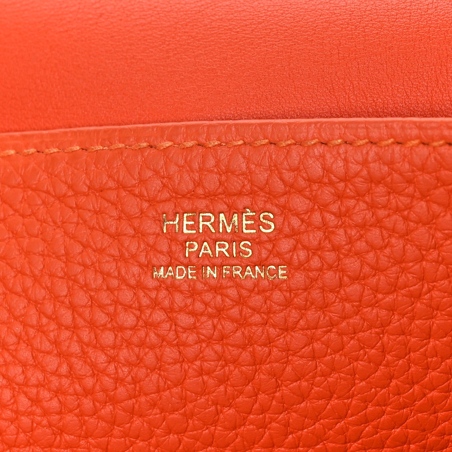 Hermes Taurillon Clemence Halzan 25 Feu 6 of 8