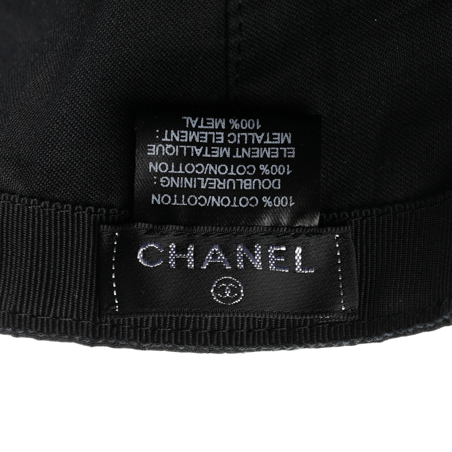 Cotton CC Cap Hat Black