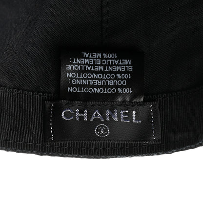 Chanel Cotton CC Cap Hat Black 8 of 8