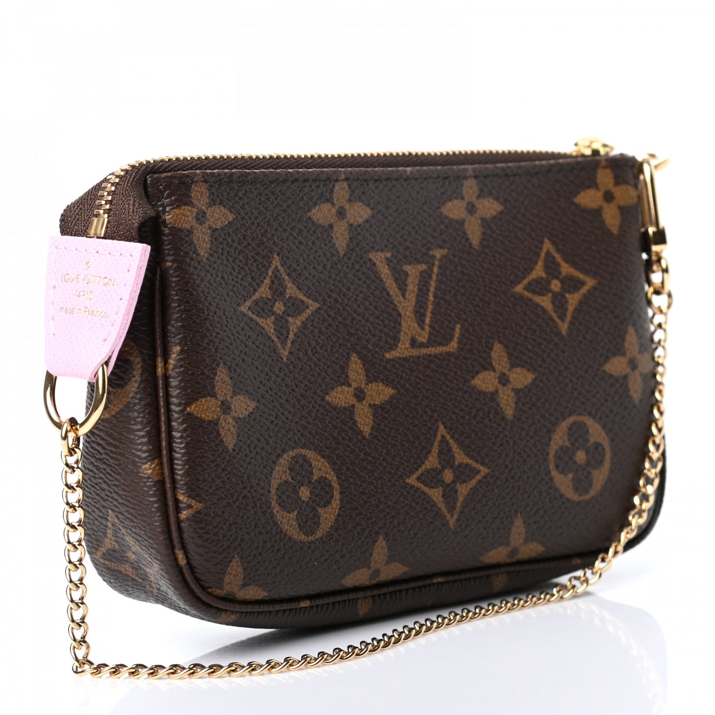 Monogram 2021 Christmas Animation Japanese Garden Mini Pochette Accessories Wisteria Pink