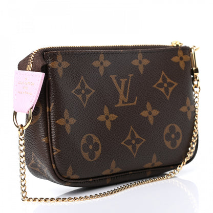 Louis Vuitton Monogram 2021 Christmas Animation Japanese Garden Mini Pochette Accessories Wisteria Pink 3 of 7