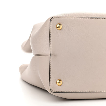 Fendi Vitello Dolce Century Regular 2Jours Tote Grigio Polvere Ciclamino 9 of 14