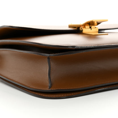 Celine Box Calfskin Medium Classic Box Flap Bag Camel 10 of 12