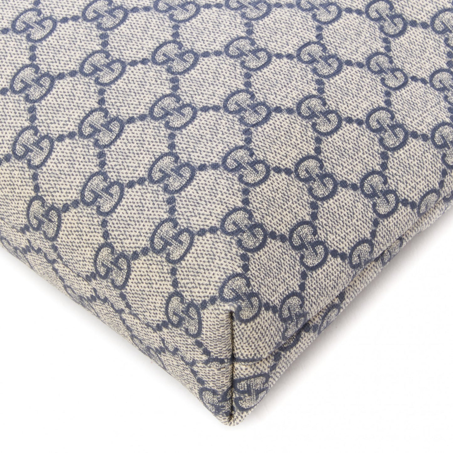 GG Plus Monogram Medium Flat Messenger Bag Navy